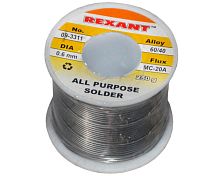 Припой с канифолью Rexant 250 гр d=0.8 мм (Sn60 Pb40 Flux 2.2 проц.)  картинка